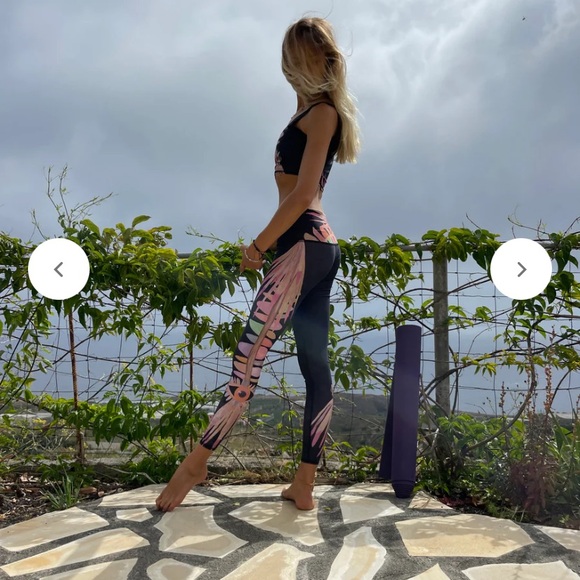 Teeki jungle eyes yoga pants - Picture 1 of 10